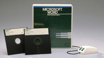 Primera versión de Microsoft Word 1.0