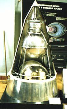 Modelo del Sputnik 2 en el Museo Politécnico en Moscú