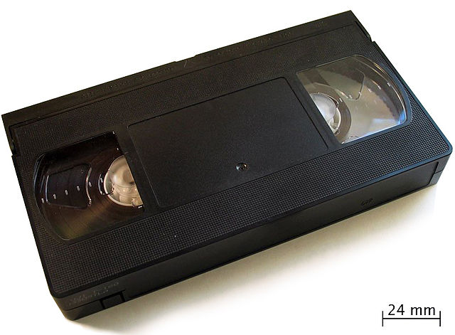 Foto de una cinta VHS