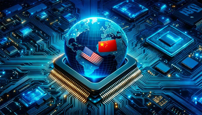 Guerra tecnológica EE. UU. y China en chips